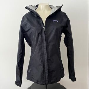 Patagonia Black Torrentshell 3L Rain Jacket H2NO Waterproof Hood